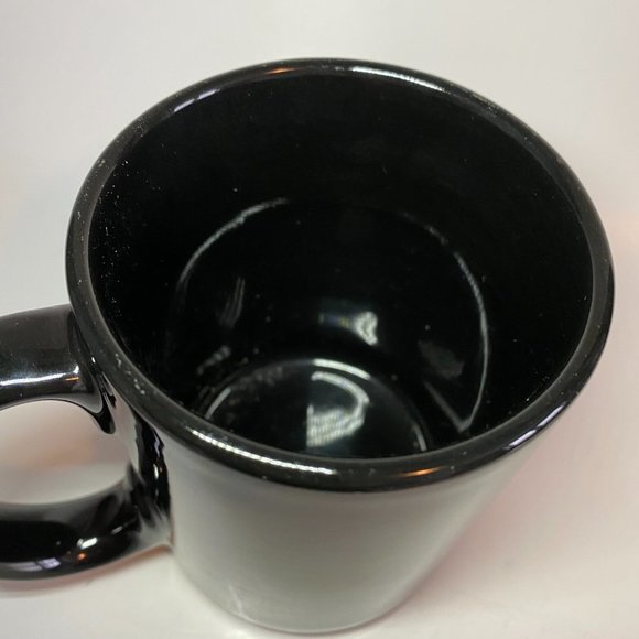 Medieval Times Dinner & Tournament Coffee Cup Mug Ceramic Black & Gold - Picture 5 of 6